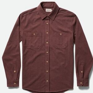 Taylor Stitch The Heavy Bag Utility Shirt Color Russet Size 36 Size Small